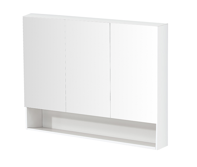 Riva 1200 Shaving Cabinet With Undershelf - Acqua Bathrooms