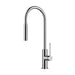 Aziz Brushed Nickel Pull Out Kitchen Mixer - Acqua Bathrooms